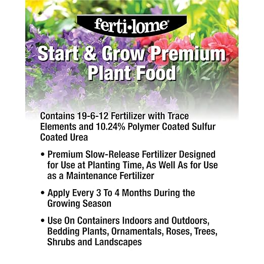 Fertilome (13745) Start & Grow Premium Plant Food 19-6-12 (3.25 lbs.)