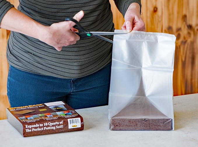 Potting Soil (≈30 Quarts) - 3 Pack of 10 Quart Pop up Bags - Pro Coco Coir Potting Soil for Plants and Seed Starting