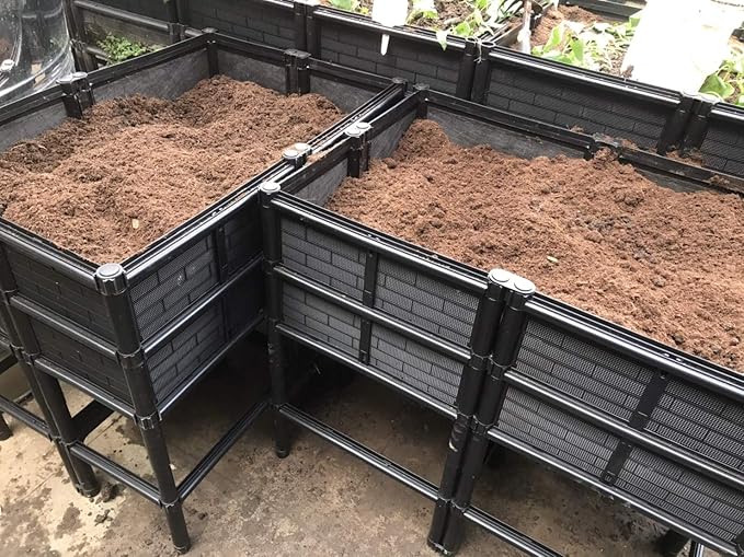 Elevated Raised Garden Bed with Legs 14" Depth Planter Box | Non-Toxic Sun Protected Material | 36" L X 24" W X 27" H for Easy Planting | Vegetable & Herb Backyard Patio