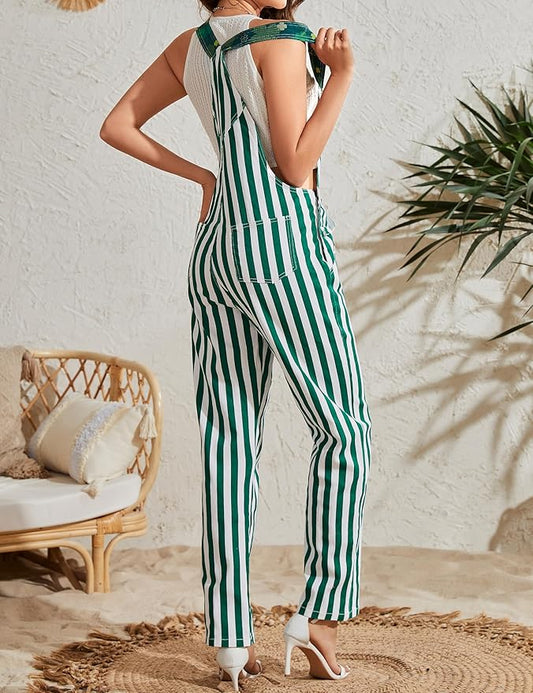 Overalls for Women Fashion Print Jumpsuits Festival Outfits Ladies Bibs Coveralls