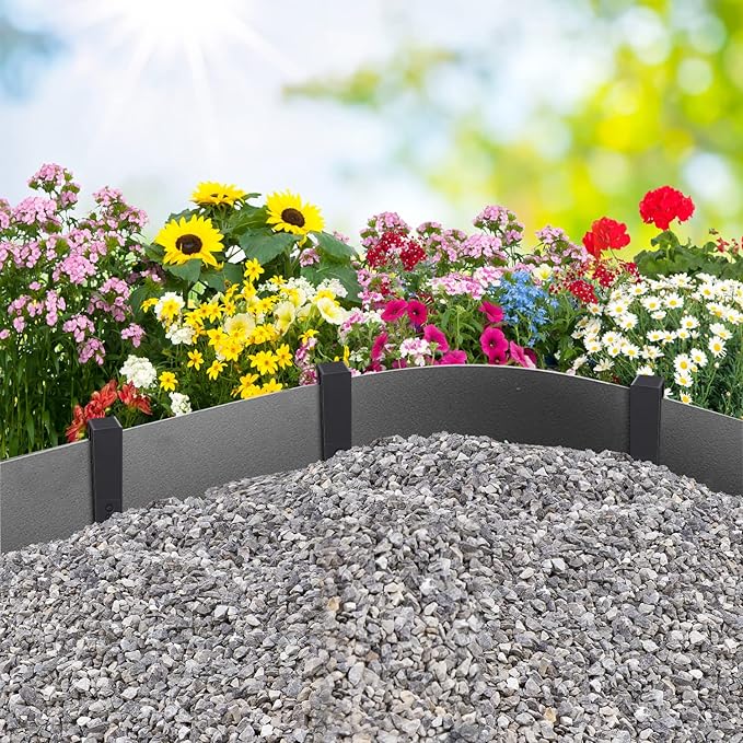 Landscape Stakes 60 Pack, 10 Inch Garden Landscape Anchoring Stakes for Terrace Board, Landscape Edging Coil, Grass Barrier, Bender Board, Garden Liner