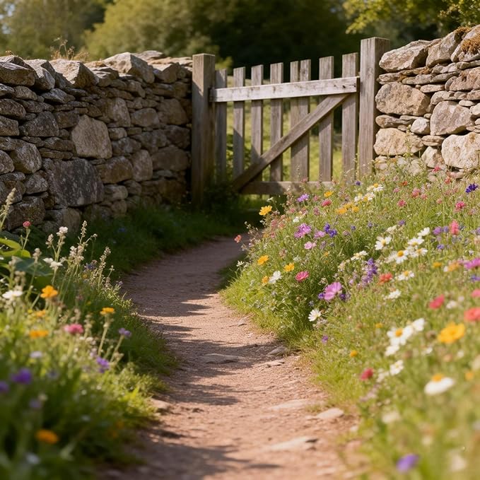 Wildflower Mix Seeds - 1000 Count, Easy to Grow, Colorful Wildflower Seeds for Garden, Lawn & Containers, Pollinator Friendly