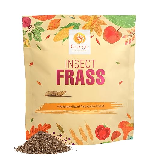 Organic Insect Frass Fertilizer – All Purpose Plant Food & Soil Amendment, Enhances Soil Health, Root Development & Plant Growth – Ideal for Houseplants, Flowers, Vegetables & Lawns (3 lb)