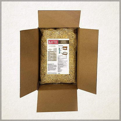 Kaytee Wild Bird Ultimate No Mess Wild Bird Food Seed For Cardinals, Finches, Chickadees, Nuthatches, Woodpeckers, Grosbeaks, Juncos and Other Colorful Songbirds, 9.75 Pound