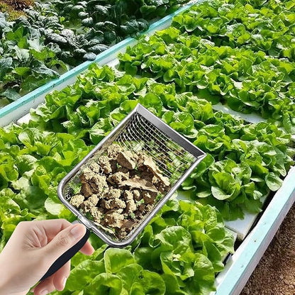 Soil Sifter for Gardening (2-Pack) – 3.8mm and 5mm Mesh, Heavy-Duty Metal Sifter for Dirt, Rocks, Compost and Sand, Durable Garden Tool for Landscaping and Potting Soil