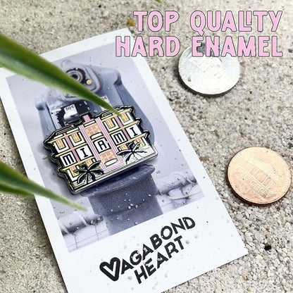 Vagabond Heart Yosemite National Park Enamel Pin - Yosemite Souvenir - Yosemite Pin