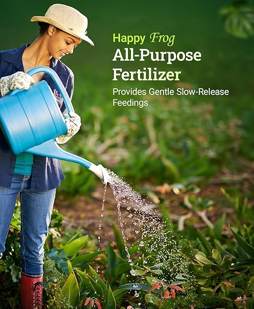 FoxFarm Happy Frog All Purpose Fertilizer - Organic Slow Release Fertilizer for Flowers, Vegetables & Ornamental Plants - Contains Soil Microbes & Mycorrhizal Fungi - OMRI Listed, 4 lb, Pack of 2
