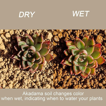 Akadama Bonsai Soil 2lbs Horticultural Potting Soil Amendment Cacti Succulent Plant Soil, Prevent Over Water, Provides Optimal Water Retention, Fast Drainage, YFAK000