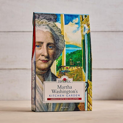 Burpee 'Martha Washington’s Kitchen Garden' Seed Collection – 8 Historic Heirloom Vegetables Grown at Mount Vernon with Plant Labels & Keepsake Recipe Card