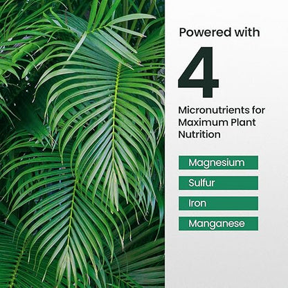 Palm Tree Fertilizer - 16oz Plant Food for Palm Tree. Rich in Micronutrients for Lush Growth, Easy to Use and Water Soluble for Stronger Roots, Healthy Trunks & Vibrant Leaves