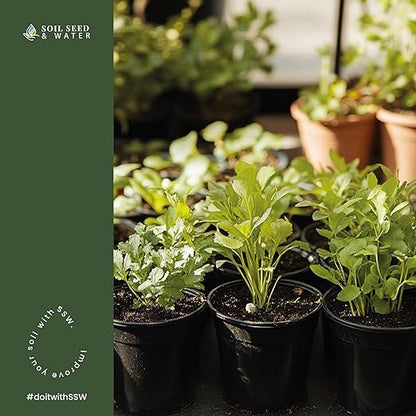 Soil Seed & Water PlantPal Organic All-Stage Nursery Potting Mix – Seed Starter, Propagation and General Purpose Blend - OMRI Listed