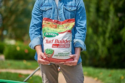 Scotts Turf Builder WinterGuard Fall Lawn Fertilizer for All Grass Types, 5,000 sq. ft., 12.5 lbs.