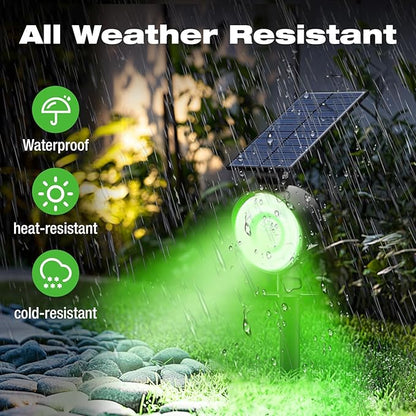 nipify 4 Pack Solar Lights Outdoor Waterproof, 53 LED Solar Spot Lights with 3 Modes Landscape Spotlights for Outside Garden Yard Trees