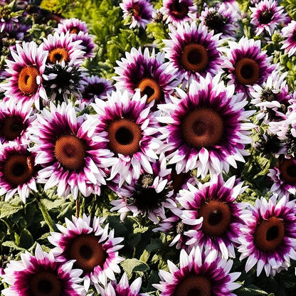 100 Seeds for a Unique Garden - Rare Strawberry Pink Sunflowers (Heirloom Hybrid, Non-GMO) for Butterfly Attraction