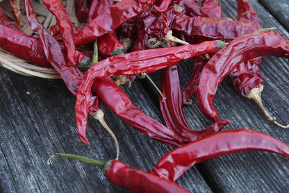 100 USDA Certified Organic Sichuan Chili Pepper Seeds, Er Jing Tiao, Product of the USA, Non GMO, 二荆条辣椒