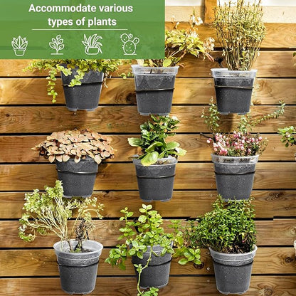GREANER 60 Packs Reinforced Plastic Plant Pots, Transparent Nursery Pots with Drainage Holes for Plants, 4 Inch Clear Nursery for Orchid, Succulent, Vegetable, and Cactus