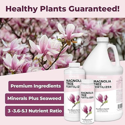 Magnolia Tree Fertilizer – Liquid Magnolia Tree Plant Food for Beautiful Blooms & Healthy Growth, 8 oz