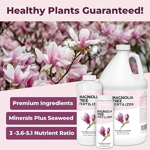 Magnolia Tree Fertilizer – Liquid Magnolia Tree Plant Food for Beautiful Blooms & Healthy Growth, 1 Gallon