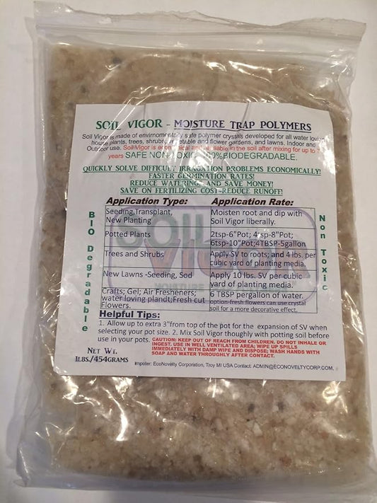 3 Pounds Water Storing Crystals Super Absorbent Polymer for Plants