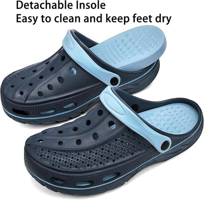 Women Men Orthopedic Clogs Arch Support Garden Shoes Sandals Slippers with Plantar Fasciitis Insoles