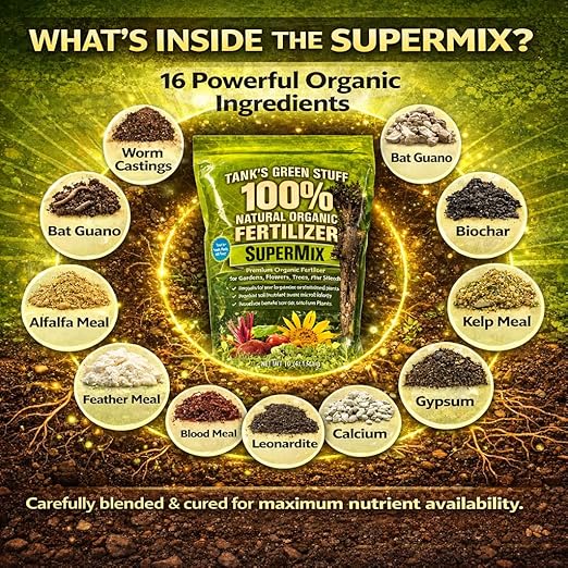 Tank's Green Stuff 100% Organic SuperMix Fertilizer 10 lb
