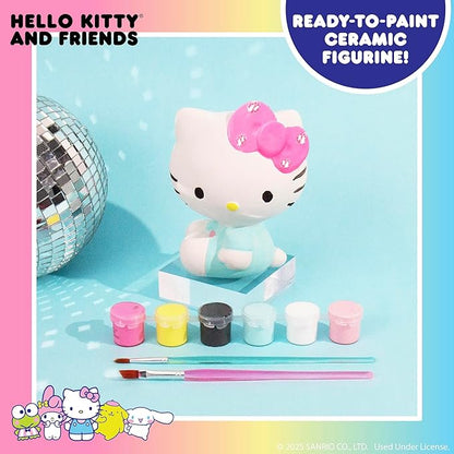 Horizon Group USA Paint Your Own Figurine Kit, DIY Art Project for Kids, Hello Kitty