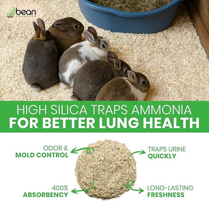 Hemp Animal Bedding 1 Lb = 5.1 Liters of Natural Ground Hurds - Super Absorbent- DUST Free- for Your Horse, Chicken, Rabbit, Reptile, Hamster, Cage Coop or CAT Litter - USA Grown - Carbon Negative