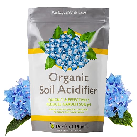 Organic Soil Acidifier 2qt. | Fast Acting Pelletized Sulfur | Lowers Soil pH | Increases Fertilizer Effectiveness