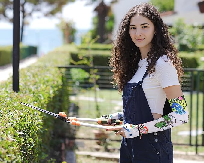 Ultra-Thin Sun Protection Security Gardening Sleeves Flowers Thorn Proof Cooling Arm Sleeves to Cover Arms