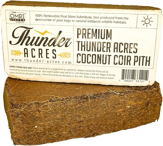 Coco Coir Brick, OMRI Listed for Organic Use (5)