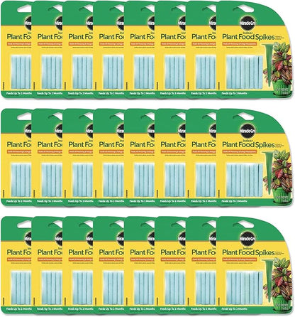 Miracle-Gro Indoor Plant Food Spikes, Plant Fertilizer, 1.1 oz., 24 Spikes/Pack (24-Pack)