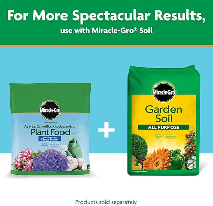 Miracle-Gro Water Soluble Azalea, Camellia, Rhododendron Plant Food - Fertilizer for Acid-Loving Plants & Flowers, 5 lb.