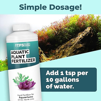 Aquatic Plant Fertilizer, Complete Liquid Aquatic Plant Food, 32 oz (1 Quart)