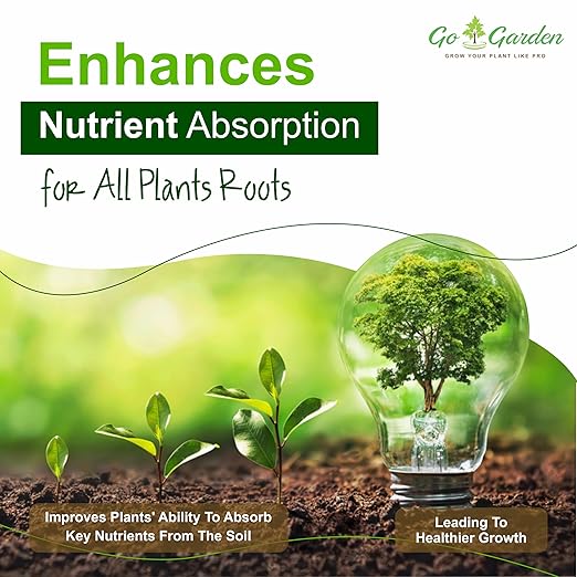 Go Garden Boron 20% Micronutrient Fertilizer - Boosts Vegetable Growth, 250g Powder Fertilizer for Plants