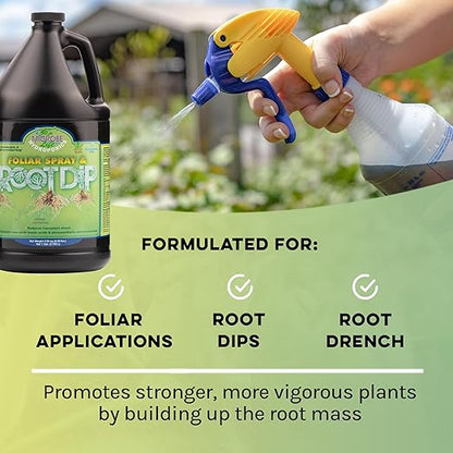 Microbe Life Hydroponics PH21350 Premium Foliar Spray & Root Dip Stimulates Root Production, Builds Root Mass, 1 Gallon