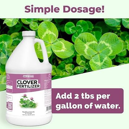 Clover Fertilizer- Liquid Fertilizer for Clover Lawns, Great for Microclover and Dutch White Clover, 1 Gallon