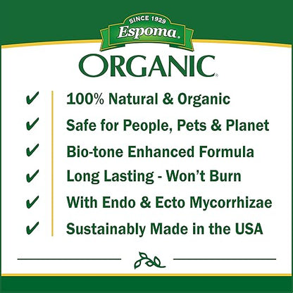Espoma Organic Bio-Tone Starter Plus 4-3-3 Natural & Organic Starter Plant Food with Both Endo & Ecto Mycorrhizae; 5oz. Trial Size Packet; The Ultimate Starter Plant Food; 2 Pack