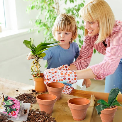 Orchid Bark Potting Mix with Pine Bark and Perlite, Fast Draining Orchid Soil for Healthy Roots, Ideal for Repotting Orchid and Orchid Bark for Indoor Plants (2 Quarts)