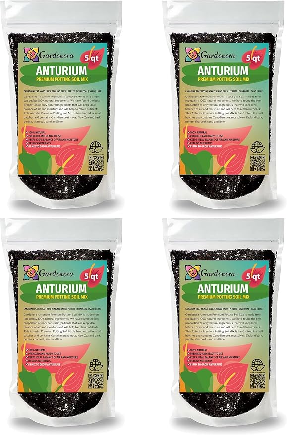 Gardenera Anthurium Potting Mix - Unleash The Full Potential of Your Indoor Garden - 20 QUARTS