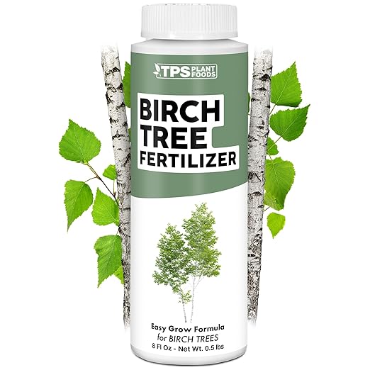 Birch Tree Fertilizer for Birch Trees, Works Great for River Birch, Paper Birch, and Silver Birch, Liquid Fertilizer by TPS Plant Foods, 8 oz (250mL)