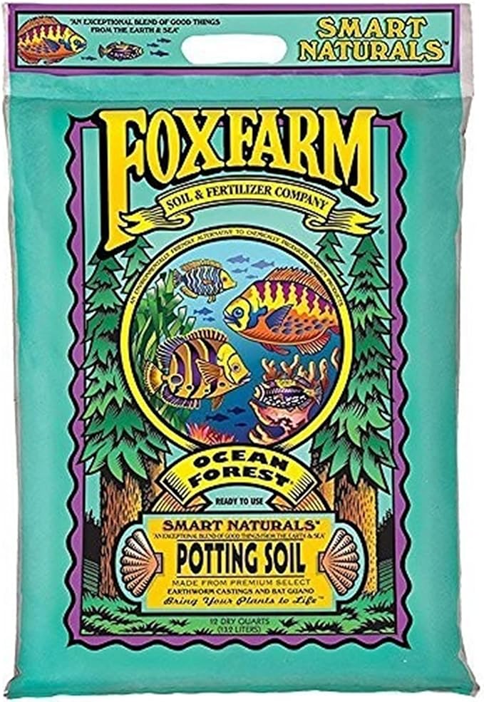 FoxFarm Bush Doctor Coco Loco 2cu ft Potting Mix + Ocean Forest 12qt Potting Soil Bundle - for Garden Plants and Flowers