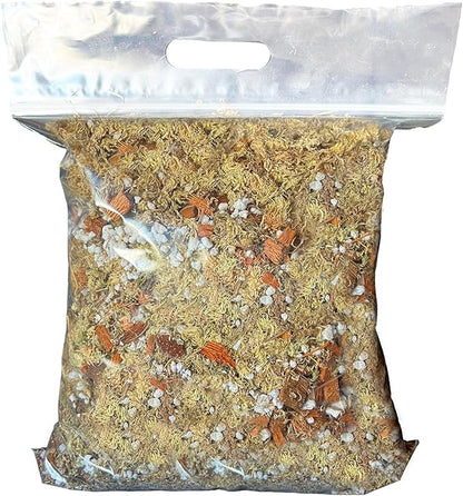 rePotme Orchid Moss/Phalaenopsis Gold Classic Orchid Potting Mix - 2 Quarts (Mini Bag) - Hand Blended in The USA
