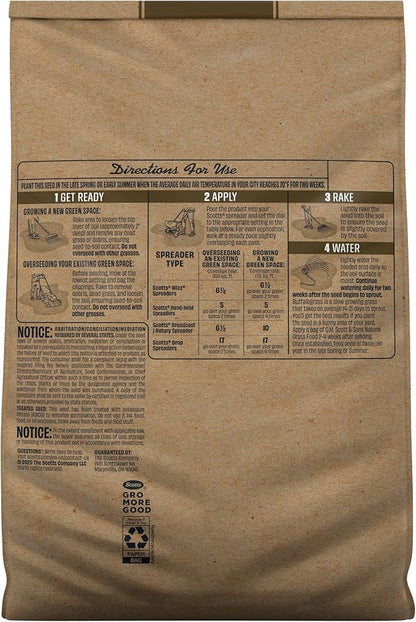 O.M. Scott and Sons Buffalograss Seed, Naturally Drought Tolerant Native Grass Seed, 350 sq. ft., 0.7 lb.