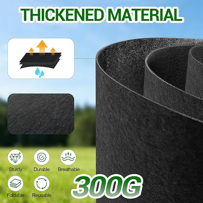 5-Pack 20 Gallon Grow Bags, Thickened Aeration Fabric Pots with Handles, Heavy Duty Plant Bags for Vegetables, Tomatoes, Potatoes, Fruits & Flowers, Reusable Garden Pots for Plants