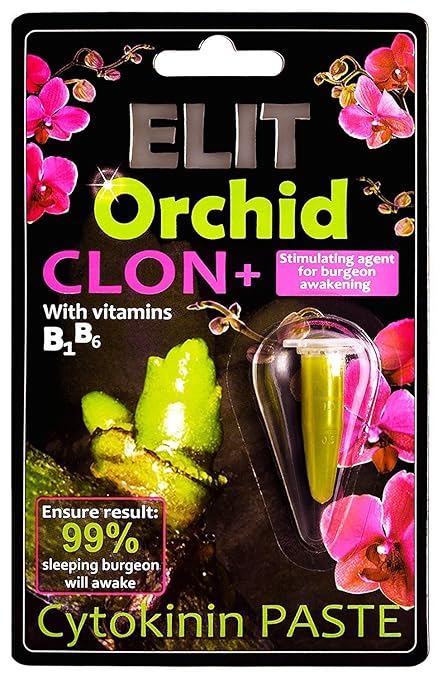 ELIT Orchid CLON+ Cytokinin Keiki Cloning Paste for Burgeon Awakening - Bloom Booster with Vitamins B1 and B6 (1.5 ml)