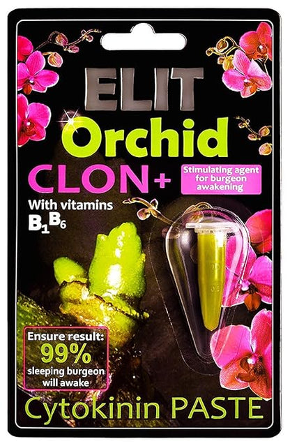 ELIT Orchid CLON+ Cytokinin Keiki Cloning Paste for Burgeon Awakening - Bloom Booster with Vitamins B1 and B6 (1.5 ml)