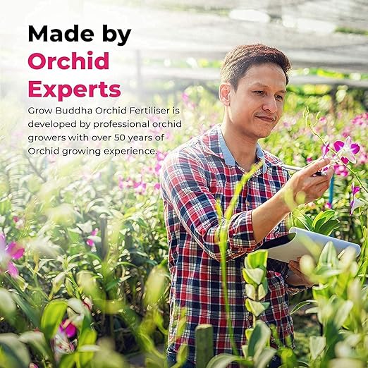 Orchid Food Fertiliser - Liquid Concentrated Garden Fertilizers for Orchid Plants 100 ml Fast Growth with Strong Root & Long-Blooming
