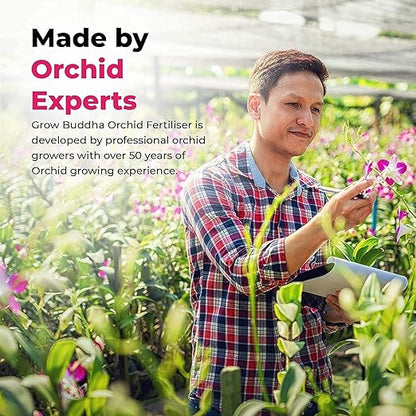 Orchid Food Fertiliser - Liquid Concentrated Garden Fertilizers for Orchid Plants 100 ml Fast Growth with Strong Root & Long-Blooming
