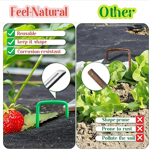 Feel Natural-10 Pcs 9.25"x9.45"Plant Covers from Animals Plant Protectors from Animals Plant Basket Covers Garden Cloches for Plants Garden Plant Covers Cage for Plants Garden Cages
