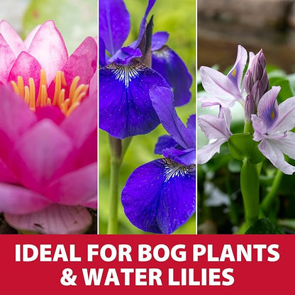 The Pond Guy Planting Bags for Backyard Water Gardens, Durable Mesh Planter Pot for Lily & Bog Plants, Grow Healthy Aquatic Plants, 9.5-Inch Square